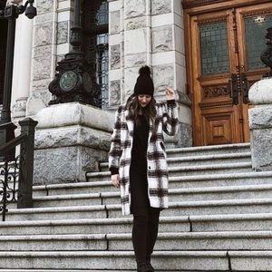 Buffalo Long Checked Coat